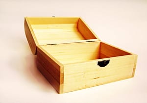 terrario convertido en una eco caja para guardar objetos
